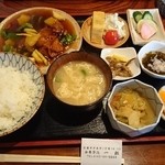 味処 一松 - ランチ・酢豚定食・７５０円税込