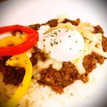 クウ カフェ - キーマカレーボウル(サラダ・スープ付）