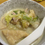 一番鳥 - 白菜とキノコの酒粕煮