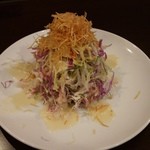 円山 カルネ - 手間暇かかったサラダです(2015年12月)。