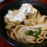 山下本気うどん - 鳥天タルタルぶっかけ