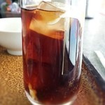 アイスコーヒー一杯サービス