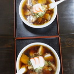 中華そば 大石家 - 大盛と並盛り