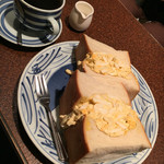 アメリカン - 今まで食べた卵サラダのサンドイッチで、一番美味しい！