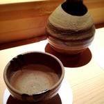 鮨 あらい - お任せセレクトの熱燗