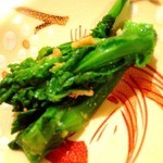 鮨 あらい - 菜の花のわさび醤油和え