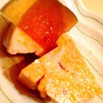 鮨 あらい - あん肝＆奈良漬スライス