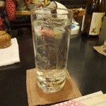 わだち - 麦焼酎水割り