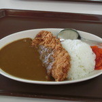 あさひプライムスキー場レストラン - カツカレーです。（２０１６年）