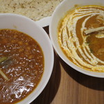 スパイス インディア - ダールカレーとチキンカレー、ジーラライス