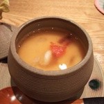 鮓や 大東 - (2016.01)　白子とネギの茶碗蒸し