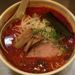 はな火屋 - 味噌ラーメン（辛味噌で） 普通盛 650円