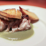 cucina Wada - 2016年1月再訪：アワビと黒むつのソテー☆