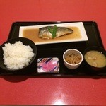田無個室の美味 桜の藩 - 鯖の味噌煮定食ご飯大盛り。