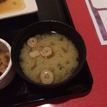 田無個室の美味 桜の藩 - 味噌汁。