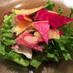 Taverna GUSTAVINO - 有機野菜のサラダ