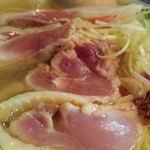 麺や而今 - レジェンド オブ 而今・半熟味付け煮玉子増し(2016/1)