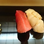 Sushi Hourai - 中トロとイシナギ