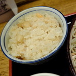 浅野屋 - “ランチセット (海老・いか他の炊き込みご飯)”