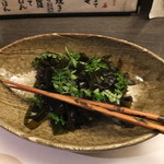 旬菜 おぐら家 - 鳴門わかめのしゃぶしゃぶ