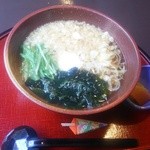 旅館三治郎 - わかめうどん