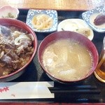 もみじ亭 - カルビ丼定食