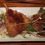 7seki - アジフライとハンバーグ
