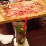 わいん食堂４４ - ヨッシーの生ハム盛り合わせ