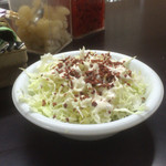 牛すじカレー 小さなカレー家 - コールスロー50円