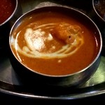 南インド料理 ポンディシェリ - エビとマッシュルーム