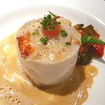 ブラッセリー トモ - オマール海老とタラバ蟹と舌平目のポワレ