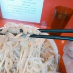 ジャンプ - ラーメン中盛り　手打ち麺