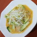 四川食府 - くらげの冷菜（３８０円）２０１６年１月