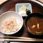 あらや滔々庵 - カニごはん