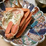 あらや滔々庵 - 茹でガニ