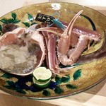 あらや滔々庵 - 焼きガニ
