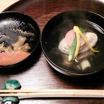 あらや滔々庵 - 椀物　カニ真丈