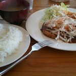 ル・ポワル - ランチ：ポークカツレツ￥800