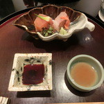 日本料理 太月 - 刺身でございます