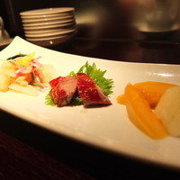 過門香 銀座本店 - 季節の冷菜三種盛り合わせ