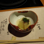 せんなり亭近江肉 橙 - 近江大根煮（肉そぼろ掛け）