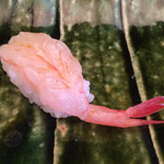 鮨長 - 甘海老 また食べられて嬉しい♡