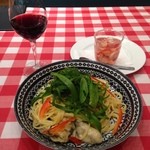 パステルイタリアーナ - 牡蠣と九条ネギのパスタ