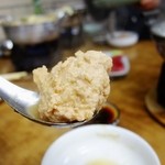 すき焼･鍋物 なべや - 鶏みんち 俺サイズで（笑）