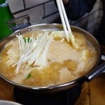 すき焼･鍋物 なべや - “鶏みんち鍋”　こしらえ中!! 