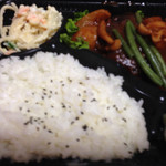 カフェスマイル - 日替り弁当（煮込みハンバーグ）