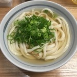 自家製さぬきうどんと肉 甚三 - かけ（温）