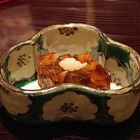 日本料理 菱沼 - 河豚の皮と煮こごり