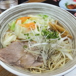 らーめん 福福 - 野菜ラーメンです☆　2015-0921訪問