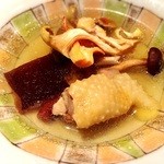 じどりや 穏座 - （2015.12）鶏と茸のスープ